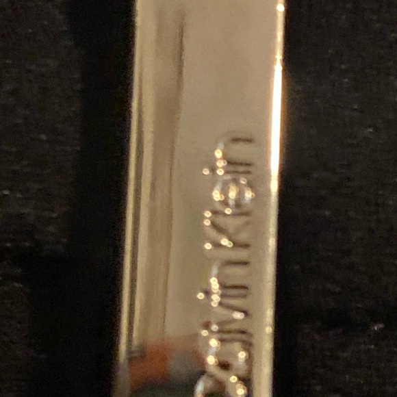 Calvin Klein Dress Black 3/4 Sleeve Stretch Sheath Career~ Holiday Size -6 - Picture 4 of 4